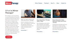 Desktop Screenshot of mirrortherapy.com