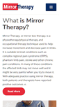 Mobile Screenshot of mirrortherapy.com